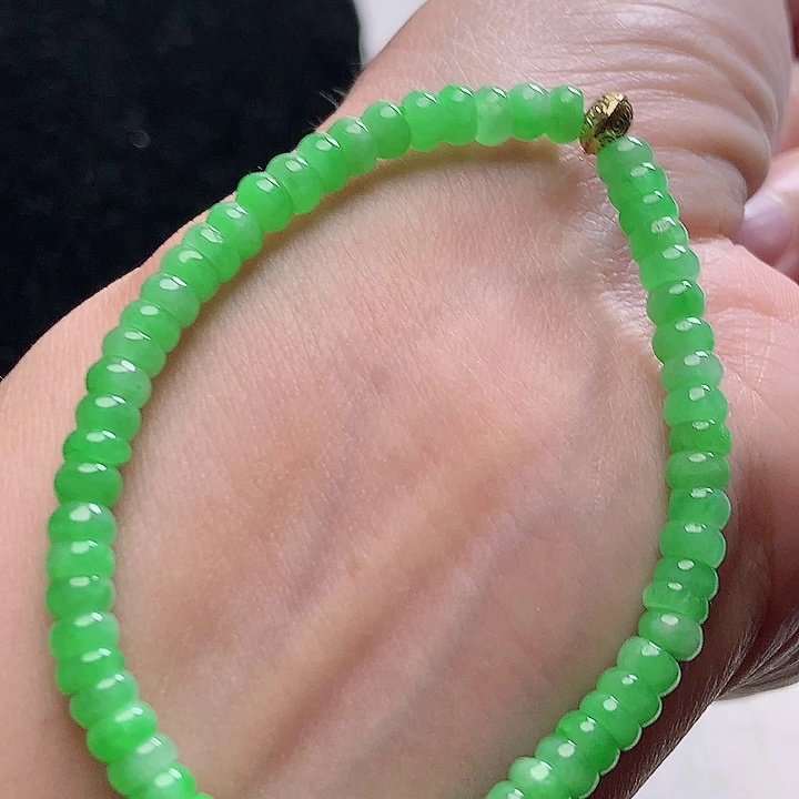 缅甸翡翠算盘玉手串天然玉石A货冰种满绿高档正品新款礼物0110,珠宝/钻石/翡翠,手链/手串,淘宝优惠券,粉丝福利购,淘宝优惠卷