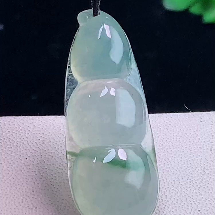 缅甸翡翠福豆玉吊坠天然玉石A货冰种飘花正品高档证书新款0111,珠宝/钻石/翡翠,颈饰,淘宝优惠券,粉丝福利购,淘宝优惠卷