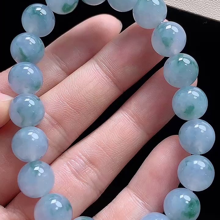 缅甸翡翠手串玉手串天然玉石A货冰种紫罗兰飘花老坑证书礼物0117,珠宝/钻石/翡翠,手链/手串,淘宝优惠券,粉丝福利购,淘宝优惠卷