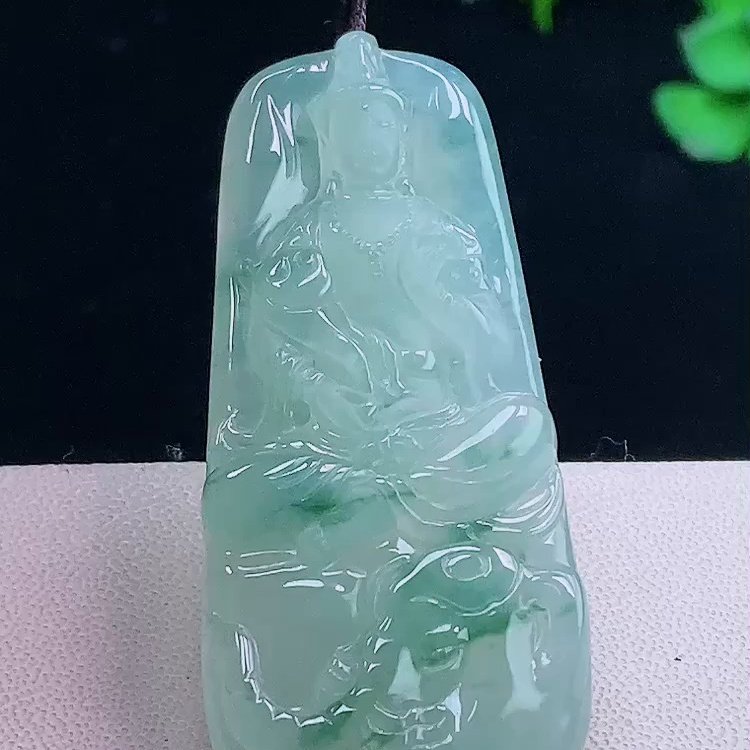 缅甸翡翠普贤玉吊坠天然玉石A货冰种飘花证书新款高档礼物0116,珠宝/钻石/翡翠,颈饰,淘宝优惠券,粉丝福利购,淘宝优惠卷