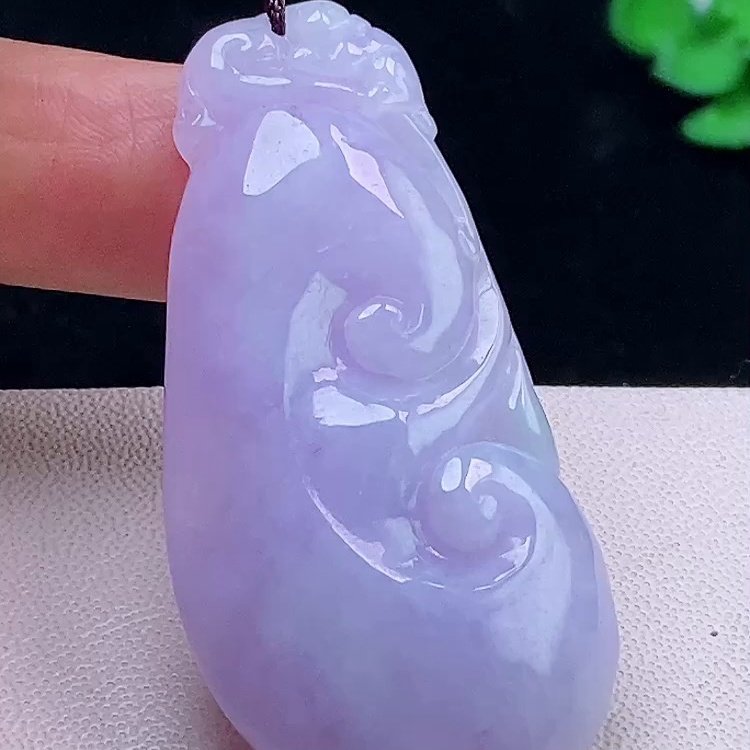 缅甸翡翠如意玉吊坠天然玉石A货冰种紫罗兰老坑礼物证书正品0117,珠宝/钻石/翡翠,颈饰,淘宝优惠券,粉丝福利购,淘宝优惠卷