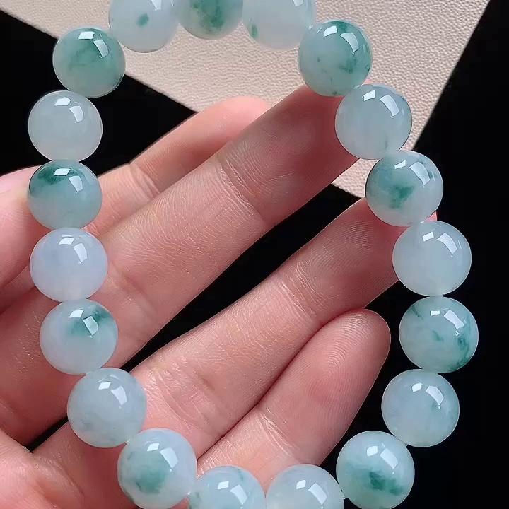 缅甸翡翠手串玉手串天然玉石A货