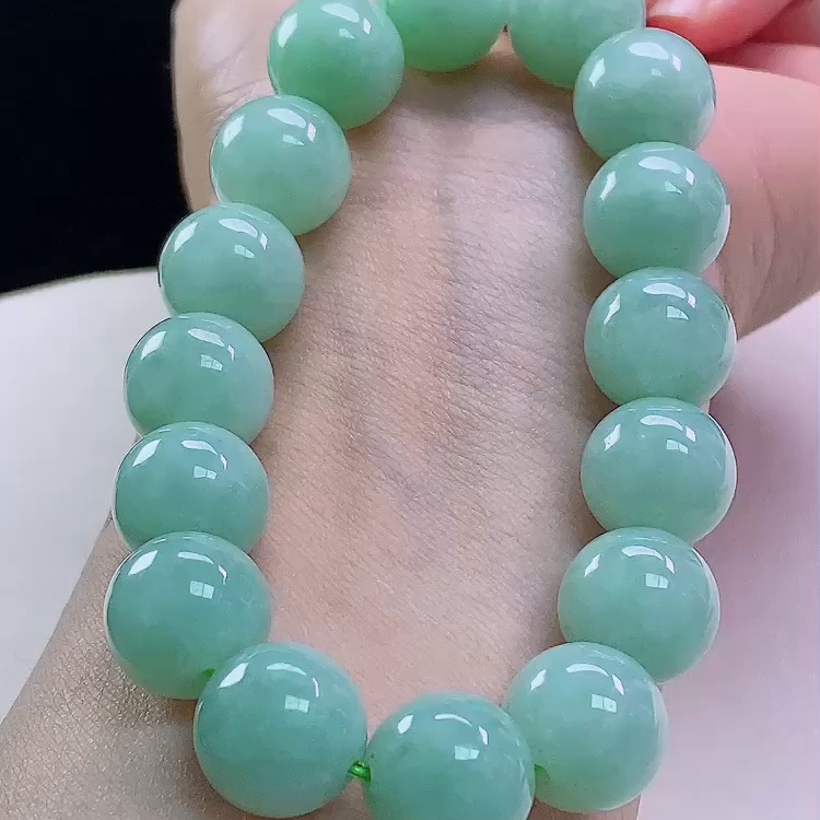 缅甸翡翠手串玉手串天然玉石A货