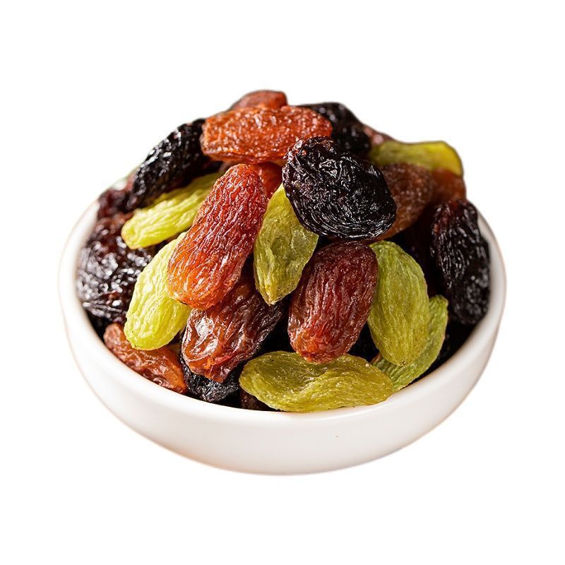 精品大颗粒吐鲁番四色葡萄干混装零食蜜饯果干新疆多彩葡萄干批发