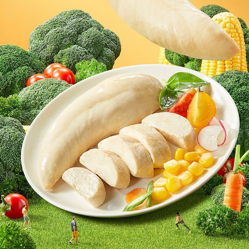 袋鼠先生 无抗水煮鸡胸肉低脂高蛋白健身代餐口袋装即食健康零食