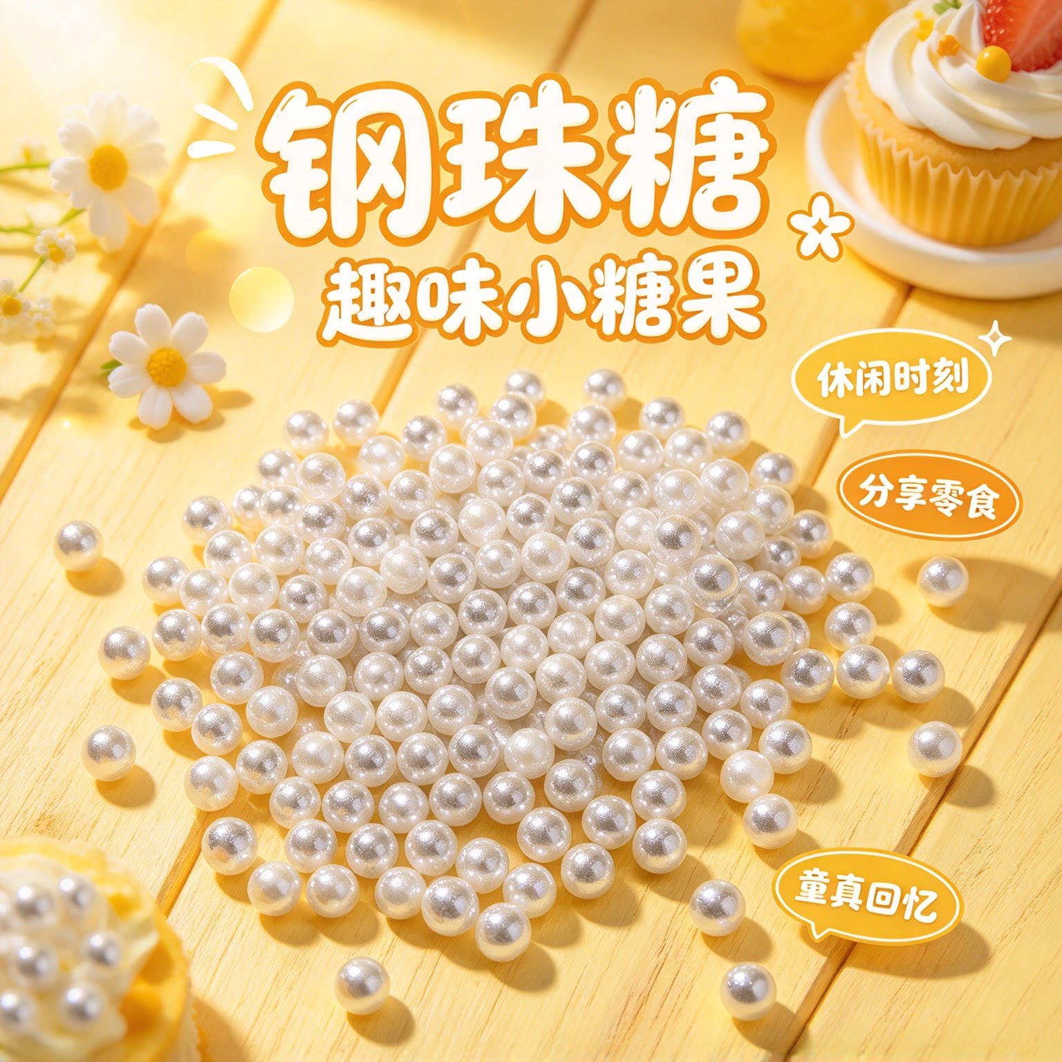 钢珠糖可乐味可食用小银日本薄荷儿童糖果后悔糖烘焙糖恶搞小零食