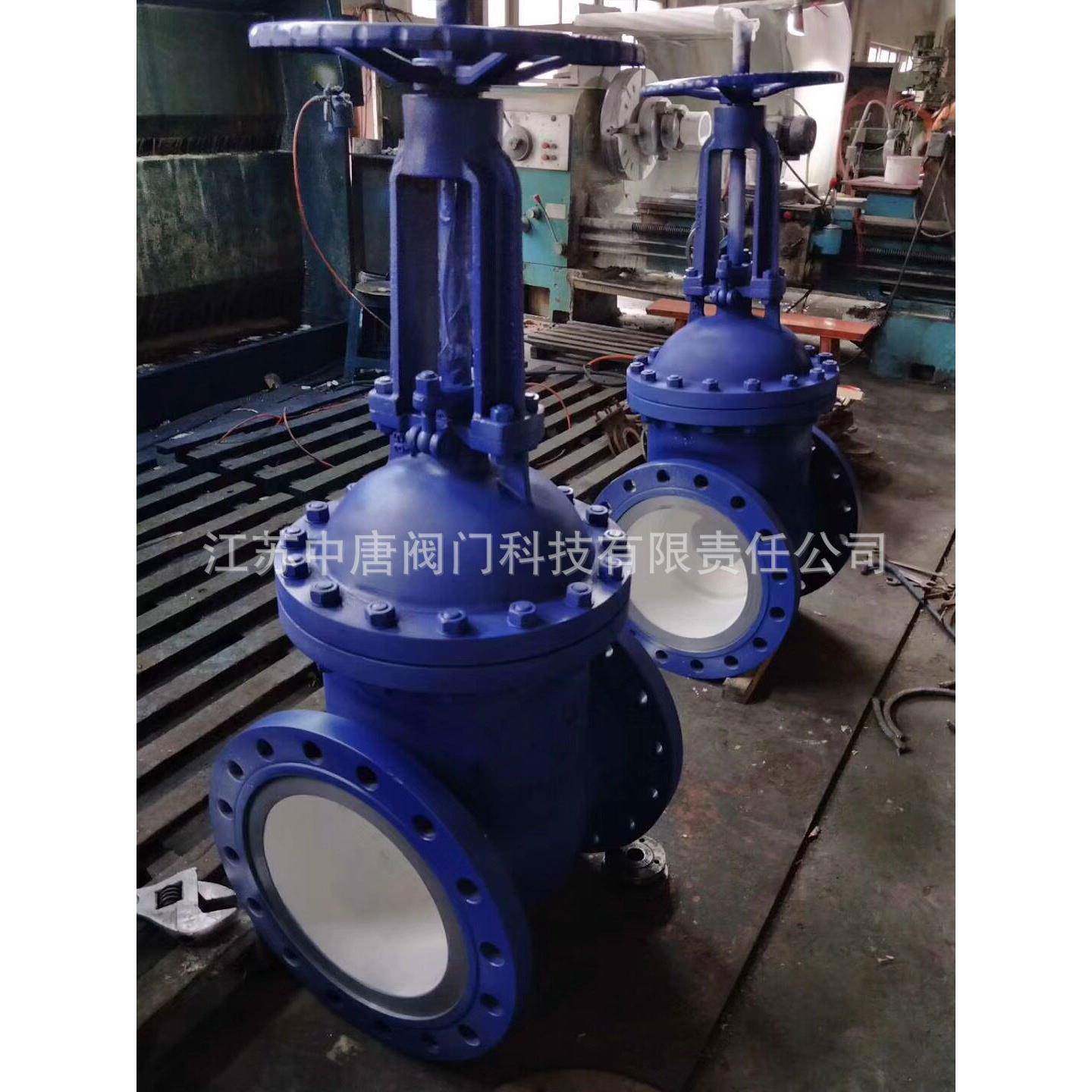 Z41TC-16C铸钢衬陶瓷闸阀 手动陶瓷耐磨闸阀 耐磨陶瓷闸板阀