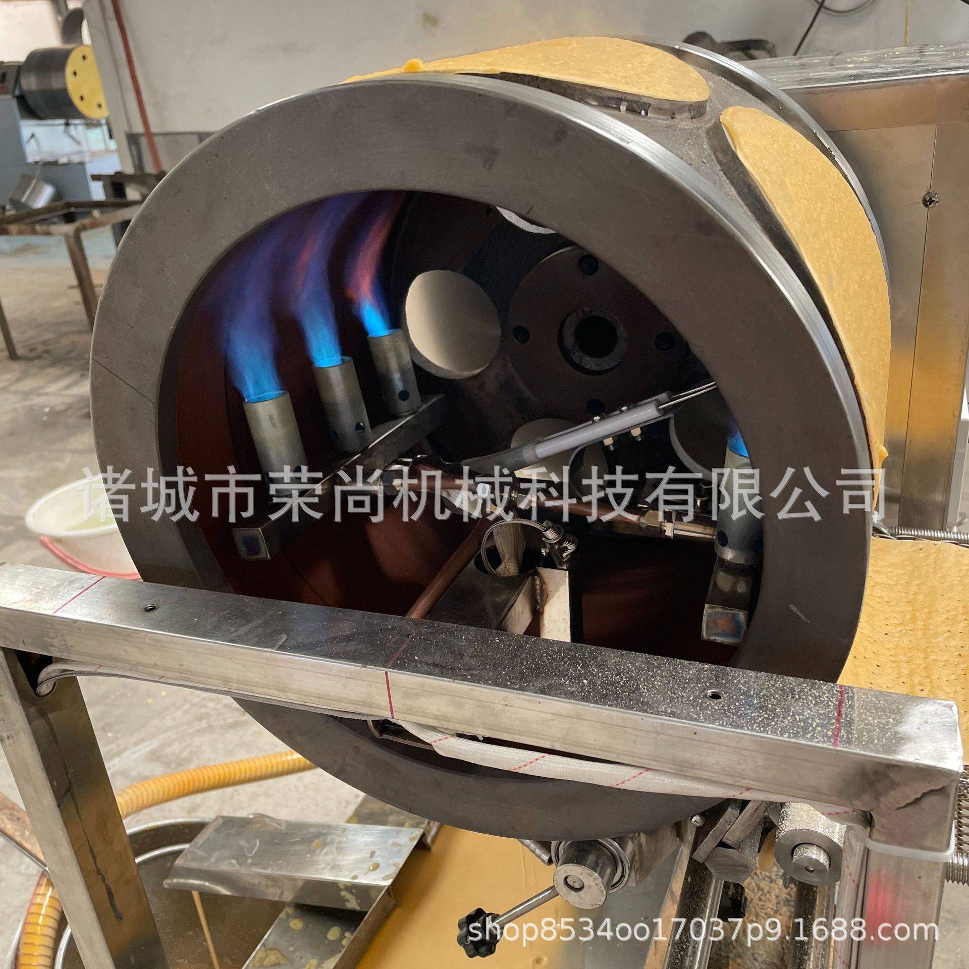 迷你燃气蛋皮加工机精准火控厨房效率升级 出口制作鸡蛋液类产品