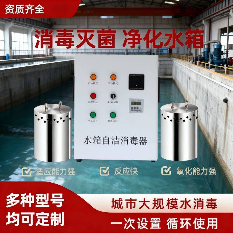 水箱自洁消毒器不锈钢水箱水塔臭氧杀灭菌WTS-2A内外置式SCII除藻