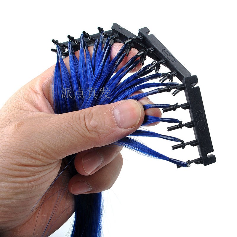 接发女无痕接发真发接发束隐形6d二代彩色挑染无痕接发片可卷烫