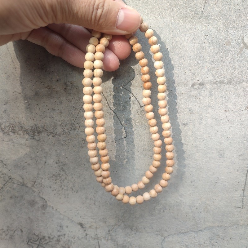 桃木珠子手串手链念珠108颗一串原木无漆手持佛珠男女款礼物饰品