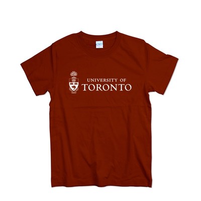 UofT 多伦多大学校服纪念品短袖T恤夏季留学生欧美风学院派文化衫