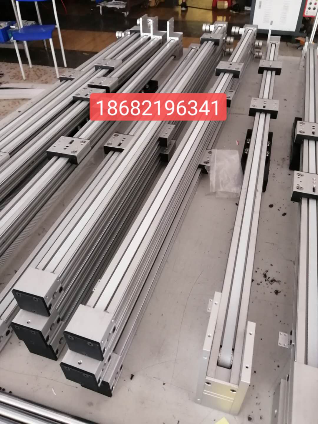 新品SH-80BO.SH-80BI电动直线重型导轨电视屏轨道同步带滑台模组