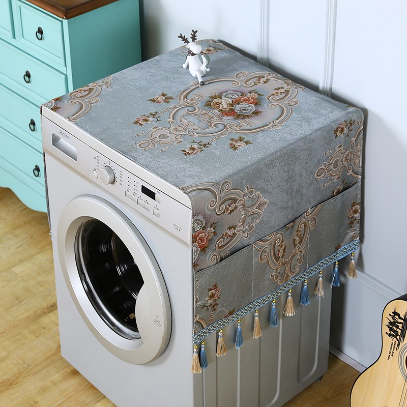 洗衣机罩上开翻盖防晒套子滚筒波轮式全自动防尘通用罩子盖布布艺