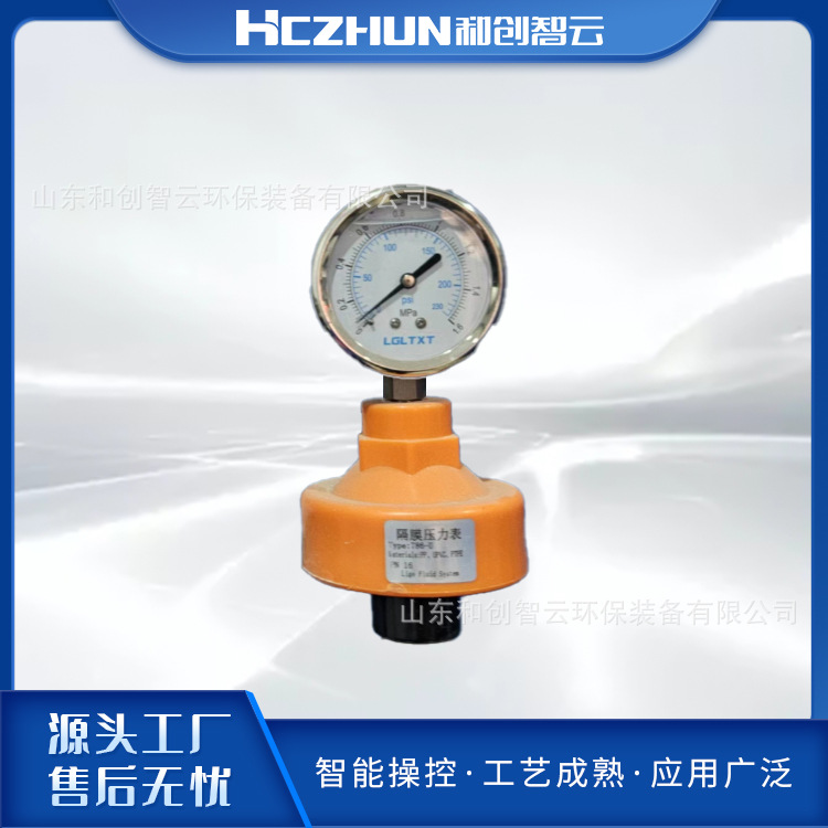 和创智云供应 水厂消毒设备HCCL次氯酸钠发生器配套件 隔膜压力表