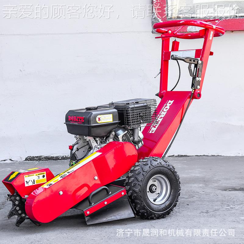 桩研磨手推研磨式齿配件 汽油树树根机园林农用机户外树根577破碎