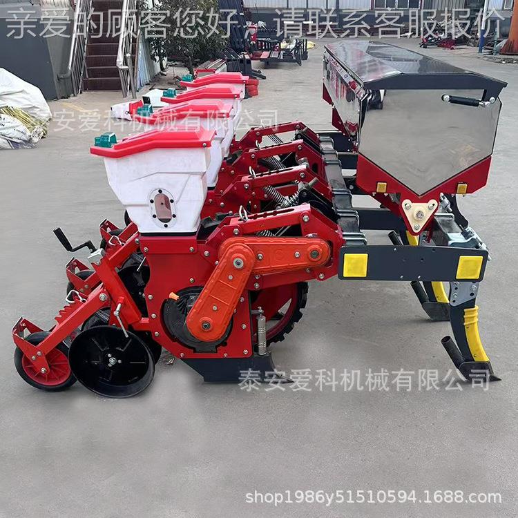 四车带苞米大豆精播机悬种浮款防将拉弯腿子轮种肥同施免耕腿YRJ