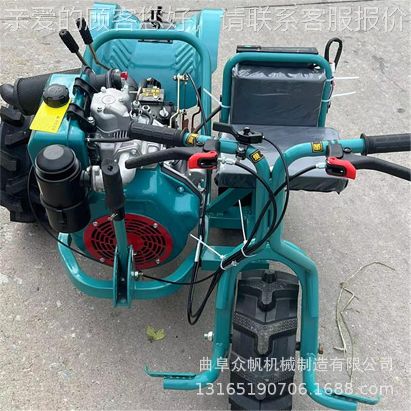 新款乘坐旋三轮耕微机农用耕HJW地汽油松土耕式除草开沟耕地
