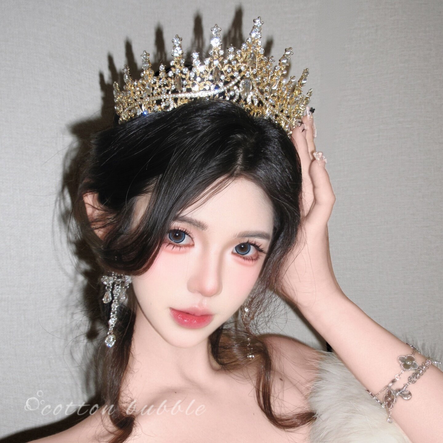 贵气奢华~高端新娘皇冠头饰婚纱礼服配饰女复古宫廷公主生日王冠