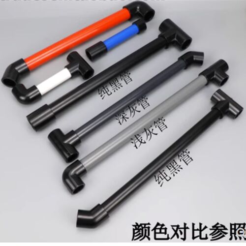 黑色45度弯头UPVC塑料给水管配件接头半弯20 25 32 40 50PVC管件