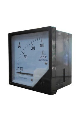 上海人民6L2电流表50A100A 交流指针式电压表头450V500V