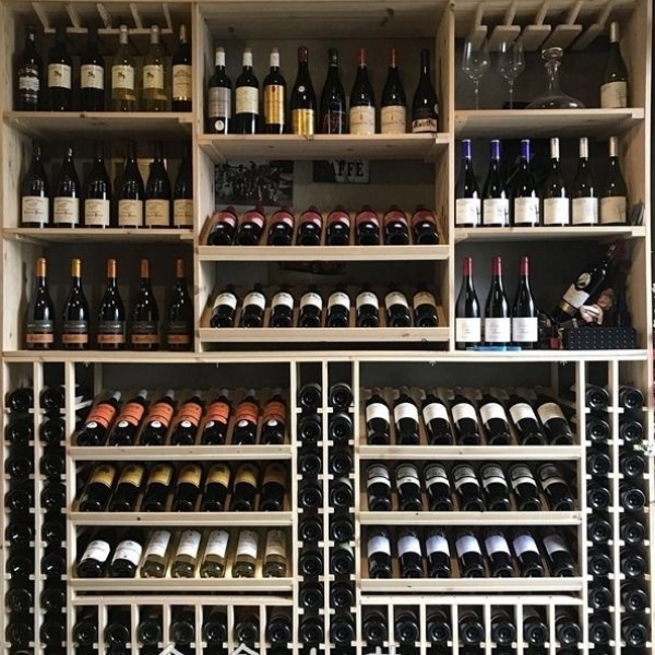 创意红酒架实木葡萄酒展示架木质酒柜时尚红酒摆件落地红酒展示架