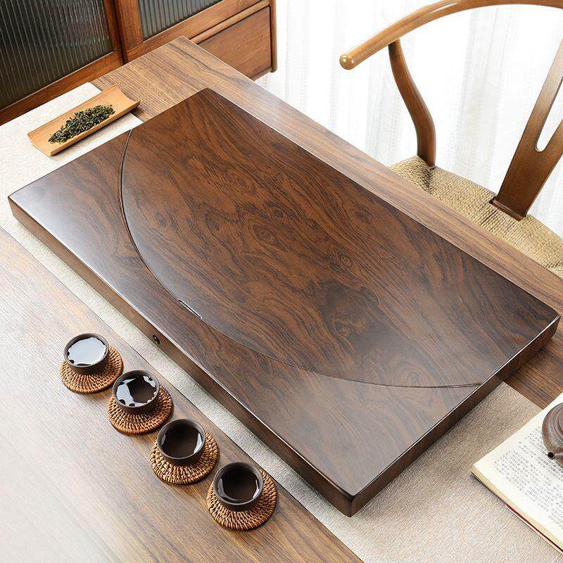 茶盘家用小型茶桌整块功夫茶具办公套装简约长方形小茶台茶海直排
