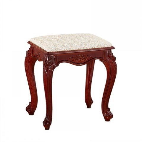 古筝钢琴凳单人欧式梳妆台凳子美式化妆椅中式古典家用圆凳小方凳