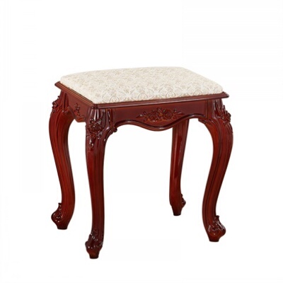 古筝钢琴凳单人欧式梳妆台凳子美式化妆椅中式古典家用圆凳小方凳