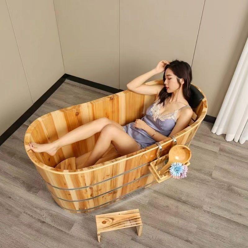 加厚木桶浴桶沐汗蒸熏缸