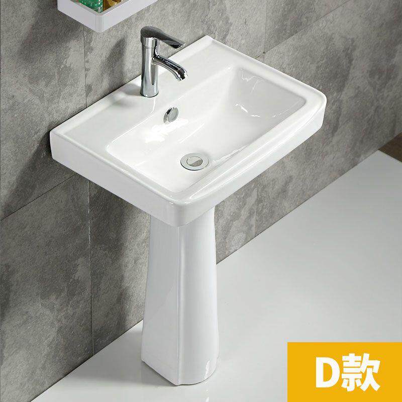 小号陶瓷洗手盆立柱盆三
