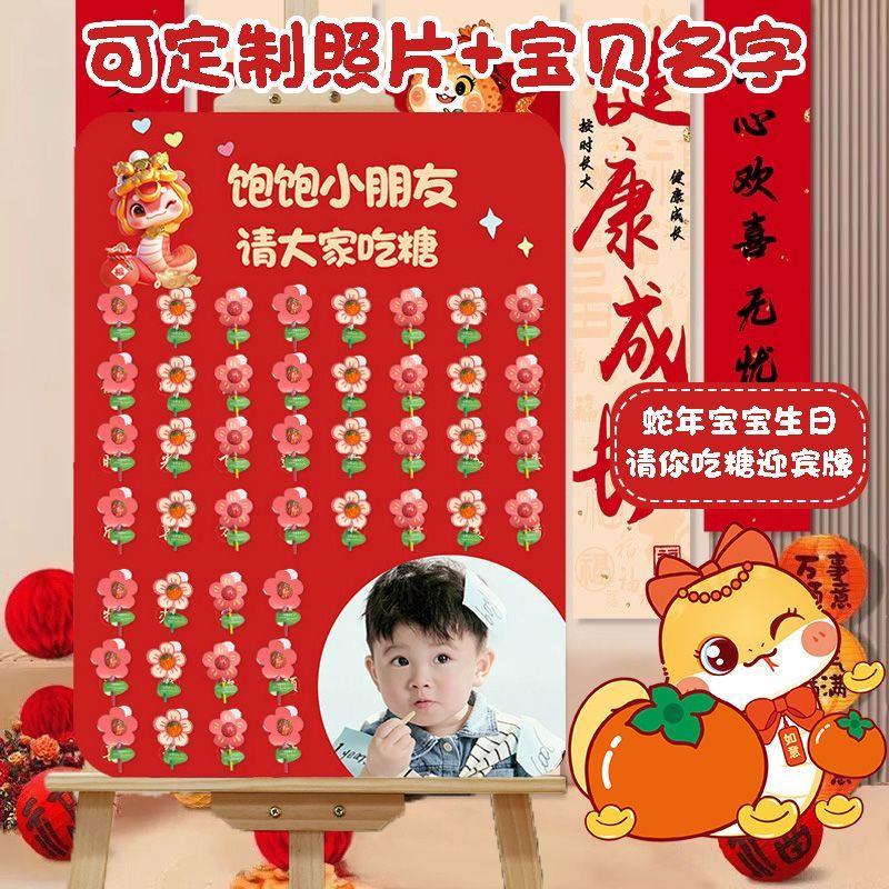 满月宴周岁生日请你吃糖k