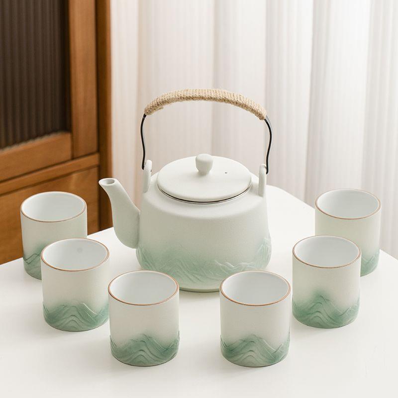 小清新提梁壶功夫茶具套
