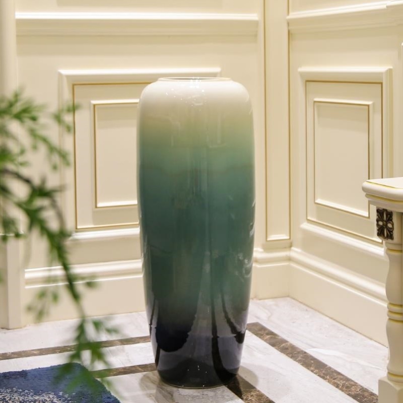 欧式客厅大号花瓶景德镇陶瓷落地大瓷瓶现代插花摆件装饰瓶摆设