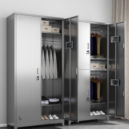 金属储物柜定制不锈钢小户型置物柜柜子鞋子防潮格更衣室防锈换衣