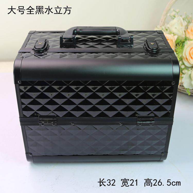 大号化妆工具箱手提化妆箱工具箱大容量多功能便携多层手提箱小号