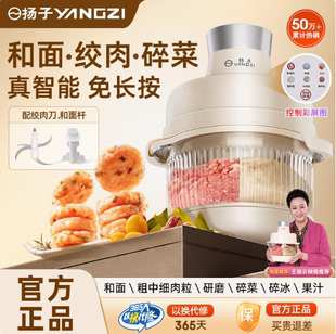 官方旗舰店绞肉和面一体机多功能电动家用料理机 扬子和面机