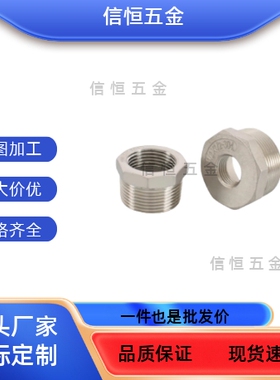 XYG31-12 13 14 23 24 26 28 34 36 46 不锈钢异径接头 内外螺纹