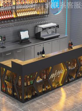 吧台收银台工业酒烧吧餐厅咖啡厅店铺前台风烤铁店复zl-00140古艺