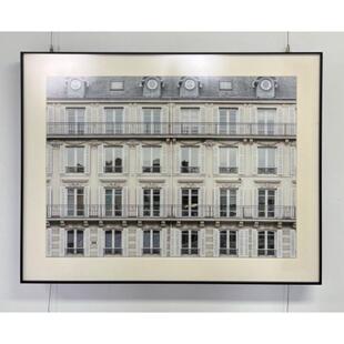 样板房酒店玄关壁画后现代简约客厅装饰画黑白摄影挂画轻奢卡纸画