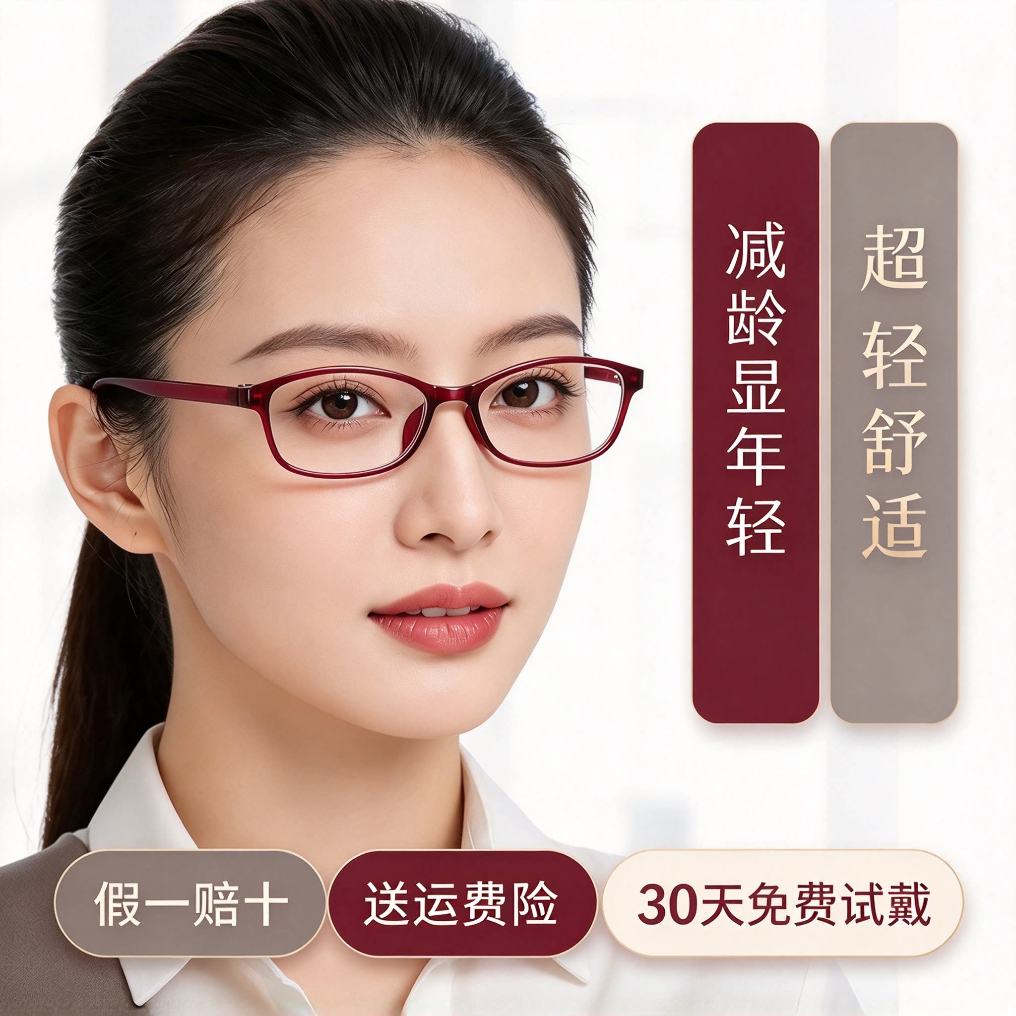 老花眼镜女士显年轻2026新款高清防蓝光品牌高档正品官方旗舰店