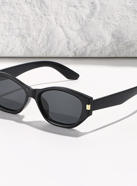 可可镜爆款猫眼墨镜女高级感窄框太阳镜防紫外线眼镜开车偏光镜