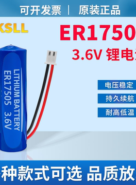 DKSLL原装全新ER17505锂电池3.6V伏工控主板流量计智能水电仪表伺服驱动机器人电机编码器数控机床锂电池