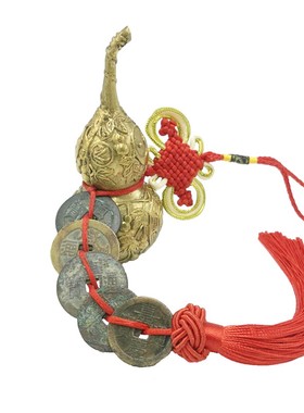 真品五帝钱铜钱古币挂件保真纯铜六帝钱随身携带门对门压门槛专用