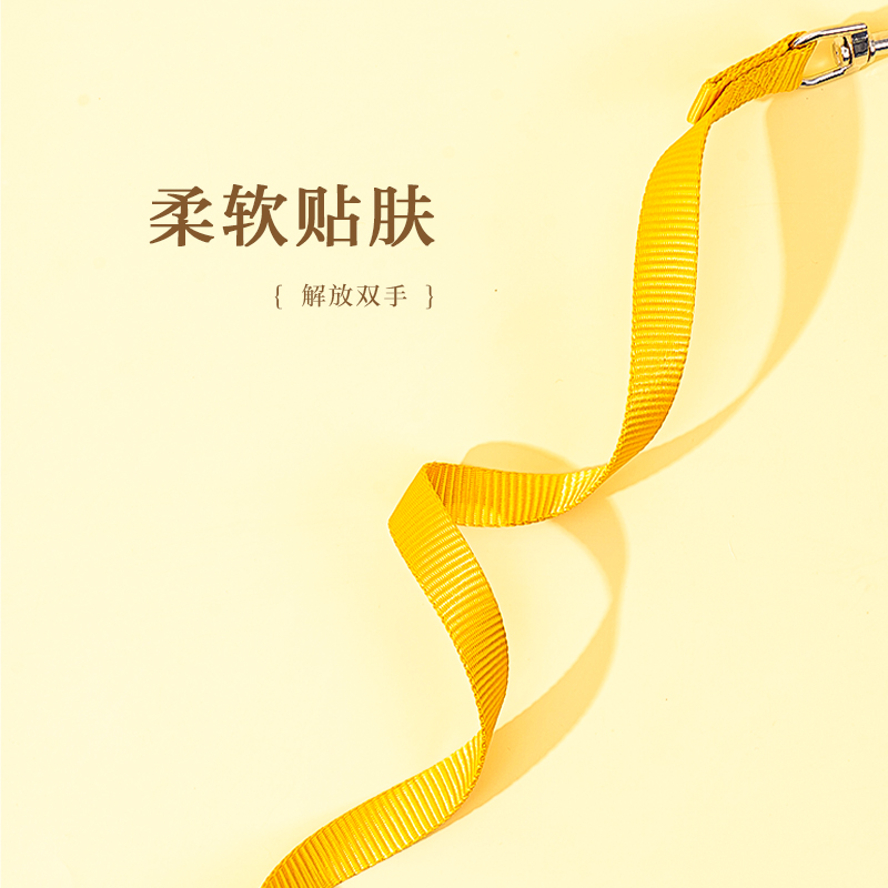 猫咪牵引绳防挣脱外出专用遛猫绳溜猫链子宠物胸抱婴袋猫绳子小型