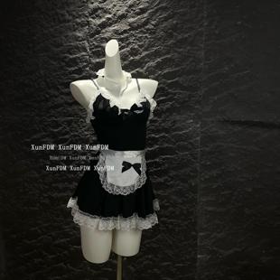 驯服的猫 「甜美女仆」性感可爱女仆套装纯欲蕾丝内衣