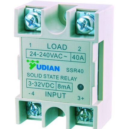 厦门宇电固态继电器SSR-40A\25A\20A\15A经济型