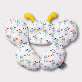 宝宝安抚枕定型枕婴儿枕头夏季 D通用透气新生防摔户头固定防 四季