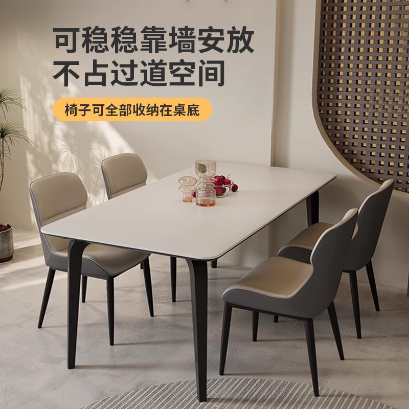 简约岩板餐桌脚轻奢大理石支架瓷砖玻璃桌L腿木板书桌架子支撑底