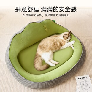 通用超级l大猫咪沙发床幼猫冬天睡觉用睡垫宠物猫床猫垫 猫窝四季